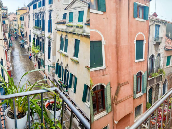 Geräumige helle Wohnung mit Abstellraum und Balkon in Venedig