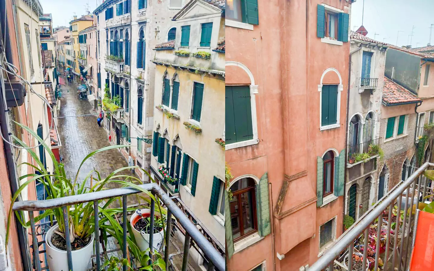 Geräumige helle Wohnung mit Abstellraum und Balkon in Venedig