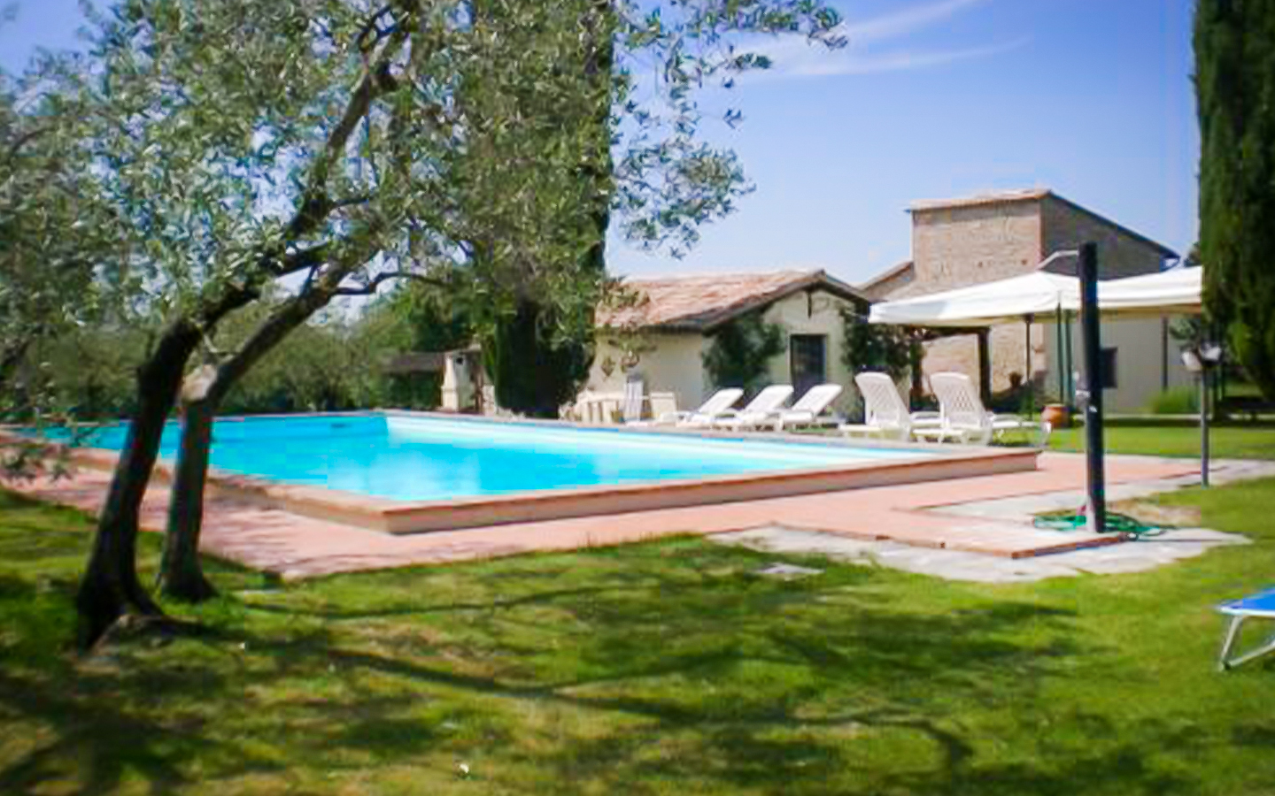 Antico Casale Con Piscina Tra Todi E Perugia