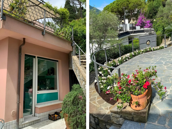 Elegante Villetta Con Piscina Con Vista Sul Mare Di Santa Margherita Ligure