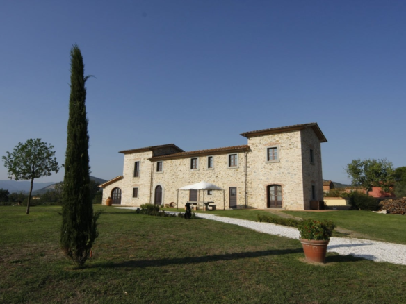 Esclusiva Villa Toscana In Pietra Nella Campagna Toscana