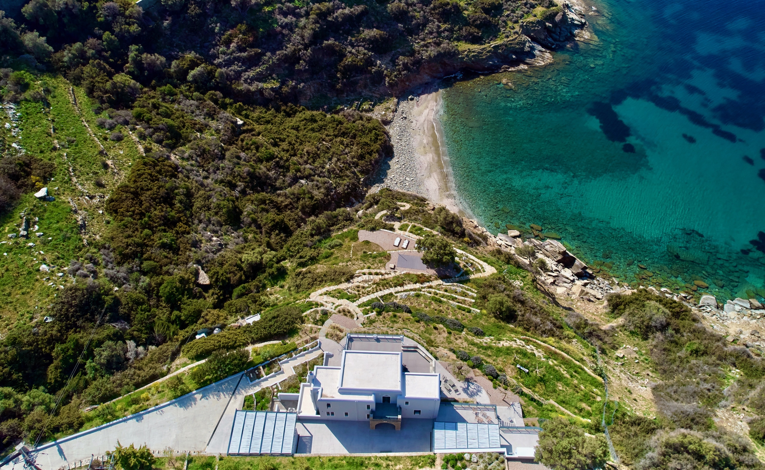 Vidunderlig renoveret villa med adgang til havet - Andros (Kykladerne), Grækenland