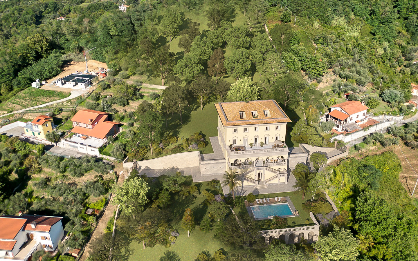 Prestigiosa Villa Nobiliare In Fase Di Ristrutturazione Con Piscina Panoramica