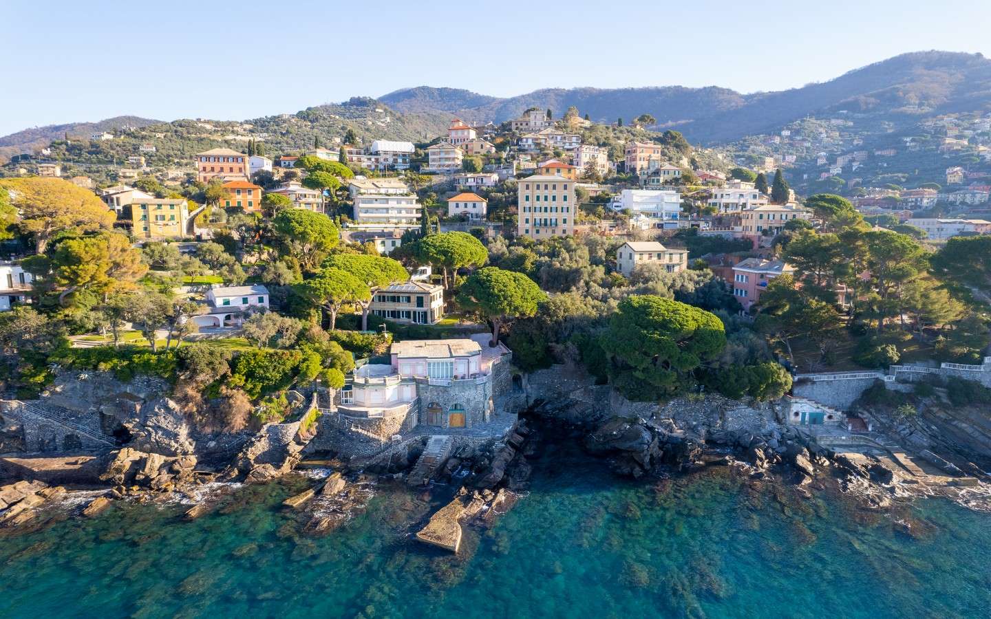 Splendida Villa Con Accesso Al Mare E Giardino – Recco