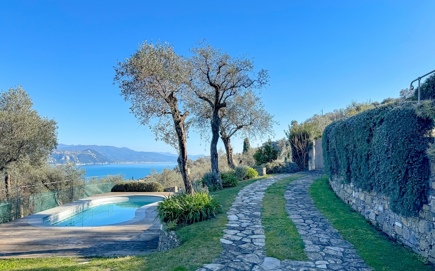 Splendida Villa Con Piscina Panoramica Sul Mare Di Santa Margherita Ligure