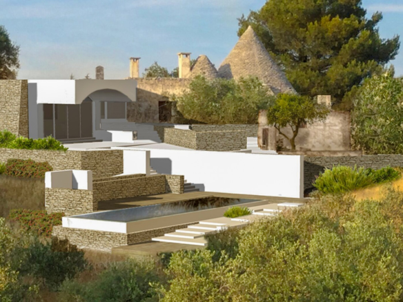 Tipica Villa In Trulli Con Piscina