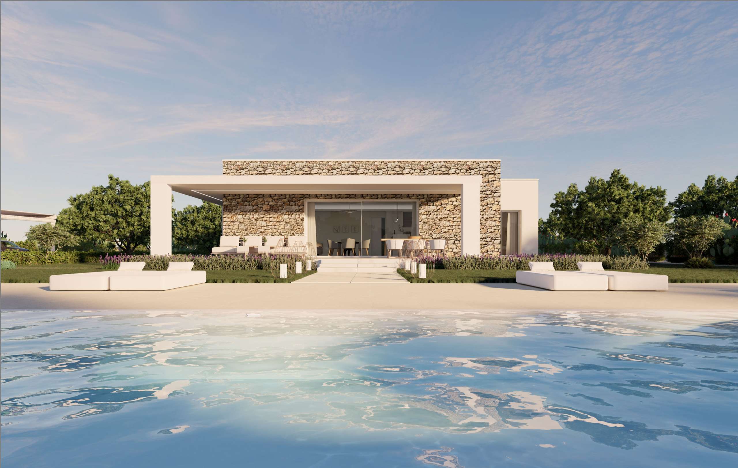 Villa Di Nuova Costruzione Con Piscina A Salve, Puglia