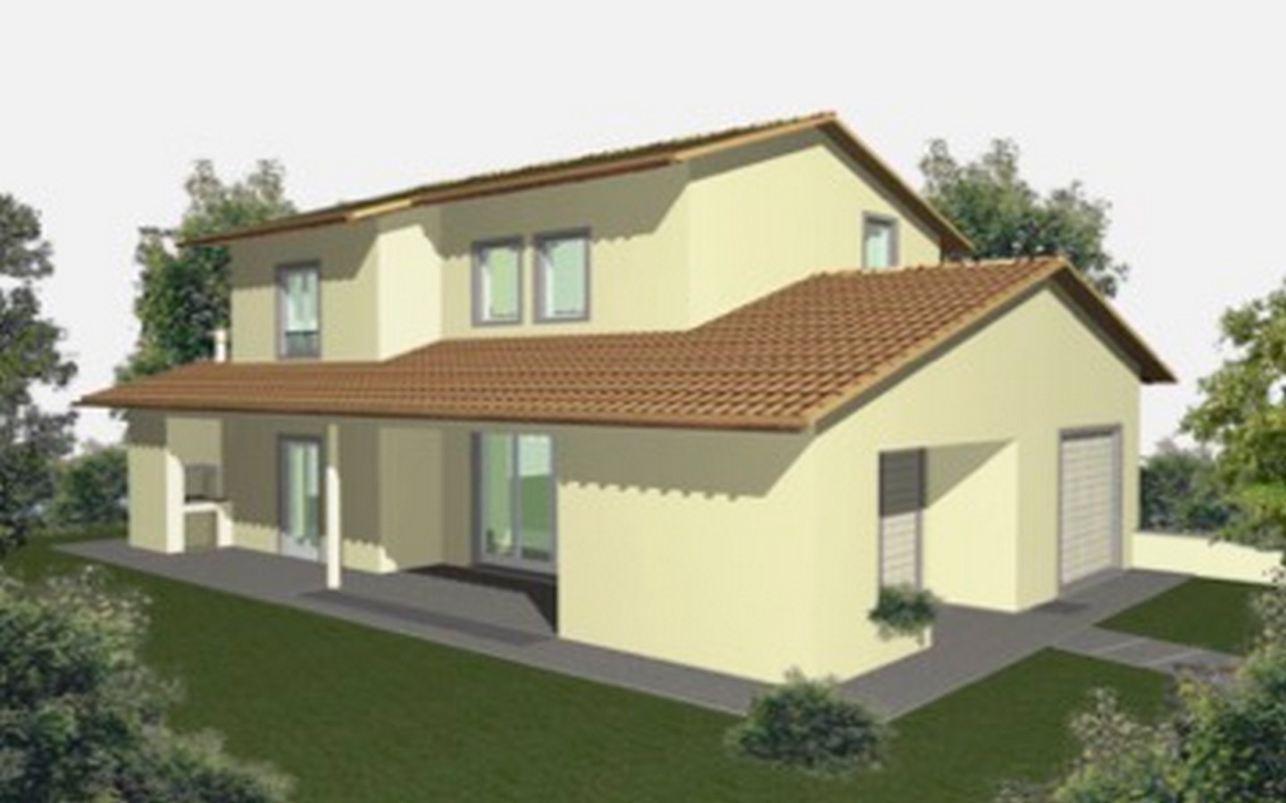 Prestisjefylt villa under oppføring i Luccas åser