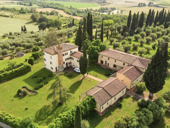 Magnifica Residenza Storica Con Vista Su Siena E La Campagna Toscana