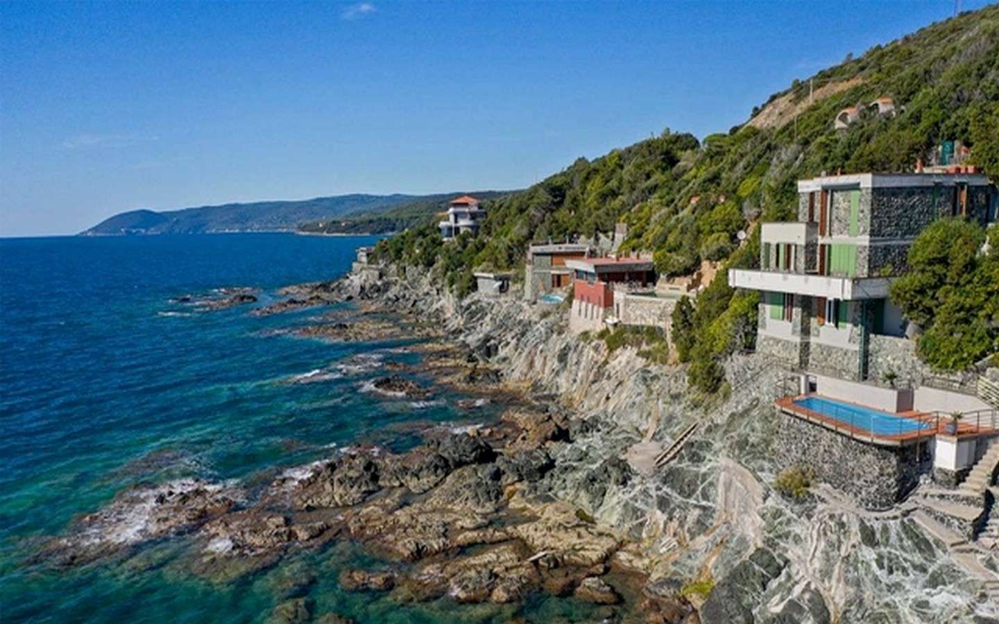 Prestigiosa Villa Con Accesso Al Mare E Piscina A Castiglioncello