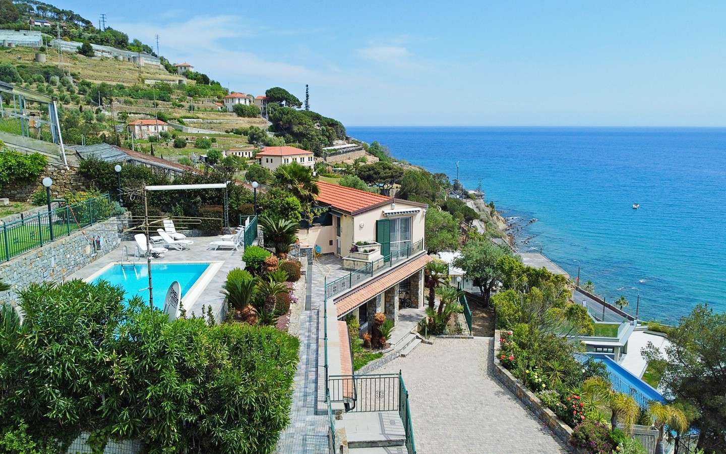 Villa Con Piscina Vicino Al Mare A Sanremo