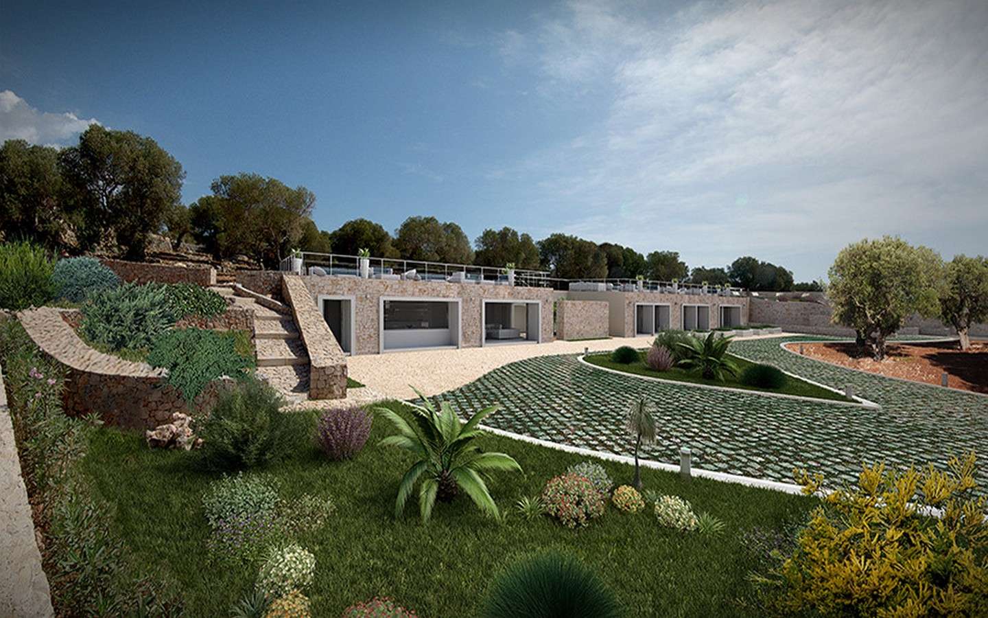 Villa Di Lusso Vista Mare Sulle Colline Con Dependance In Trullo & Piscina – Nuova Costruzione – Santa Maria Di Leuca, Salento (Puglia)