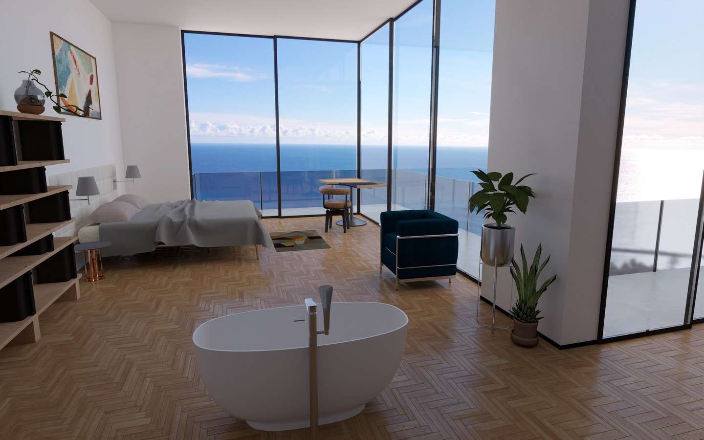 Villa Di Nuova Costruzione Con Piscina E Vista Panoramica A Ospedaletti