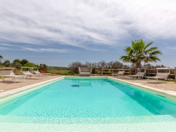 Villa Vista Mare Con Piscina E Vigneto - Pescoluse